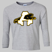 Block A (white) - Youth Long Sleeve T-Shirt
