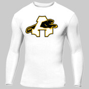 Block A (white) - Adult Compression Long-Sleeve Tee